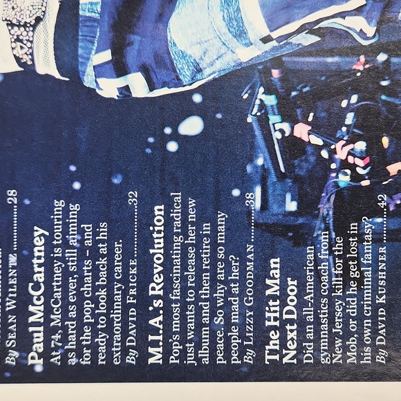 PAUL MC CARTNEY ROLLING STONE 1268, AUGUST 25, 2016 VG+ CONDITION - Picture 6 of 16